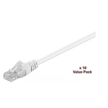 Microconnect V-UTP503WVP Cable de red Blanco 3 m Cat5e U/UTP (UTP)