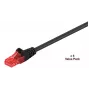 Microconnect V-UTP615SVP Cable de red patch Cat6 U/UTP, 15 m, negro, pack de 5