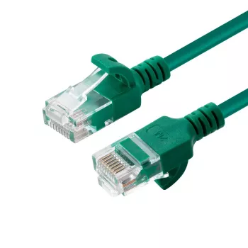 Microconnect V-UTP6A0025G-schlank Cable de red verde 0,25 m Cat6a U/UTP (UTP)