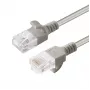Microconnect V-UTP6A005-schlank Cable de red gris 0,5 m Cat6a U/UTP (UTP)
