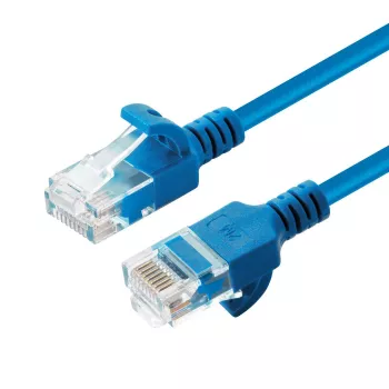 Microconnect V-UTP6A03B cable de red fino azul 3 m Cat6a U/UTP (UTP)