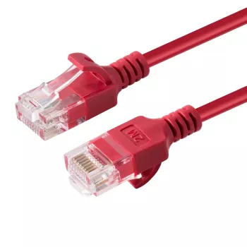 Microconnect V-UTP6A05R cable de red fino rojo 5 m Cat6a U/UTP (UTP)