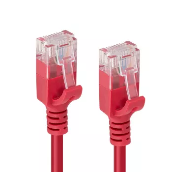 Microconnect V-UTP6A075R cable de red fino rojo 7,5 m Cat6a U/UTP (UTP)