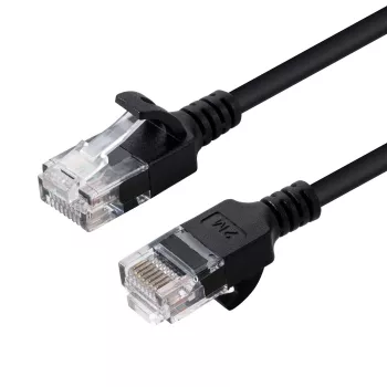 Microconnect V-UTP6A10S cable de red fino negro 10 m Cat6a U/UTP (UTP)