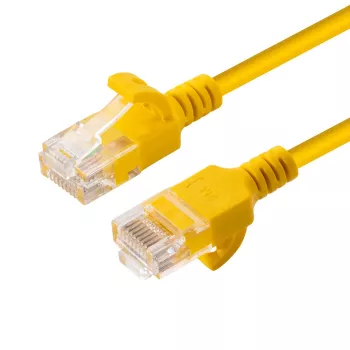Microconnect V-UTP6A10Y cable de red fino amarillo 10 m Cat6a U/UTP (UTP)