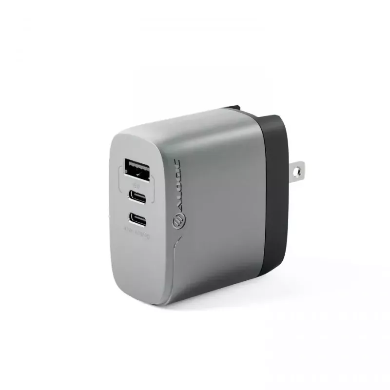 Cargador de interior ALOGIC 3X67 cargador GaN 67W multinacional 2 USB Type-C