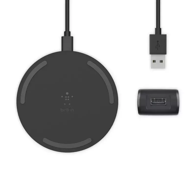 Cargador inalámbrico Belkin Boost Charge WIA001VFBK negro