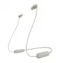 Auriculares Sony WI-C100 inalámbricos in-ear llamadas/música Bluetooth beige