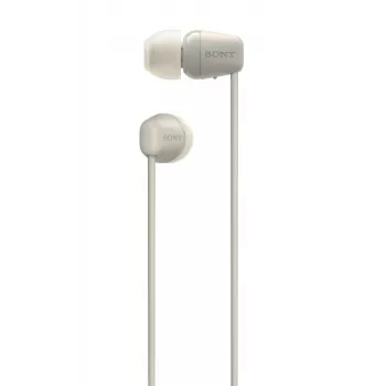 Auriculares Sony WI-C100 inalámbricos in-ear llamadas/música Bluetooth beige