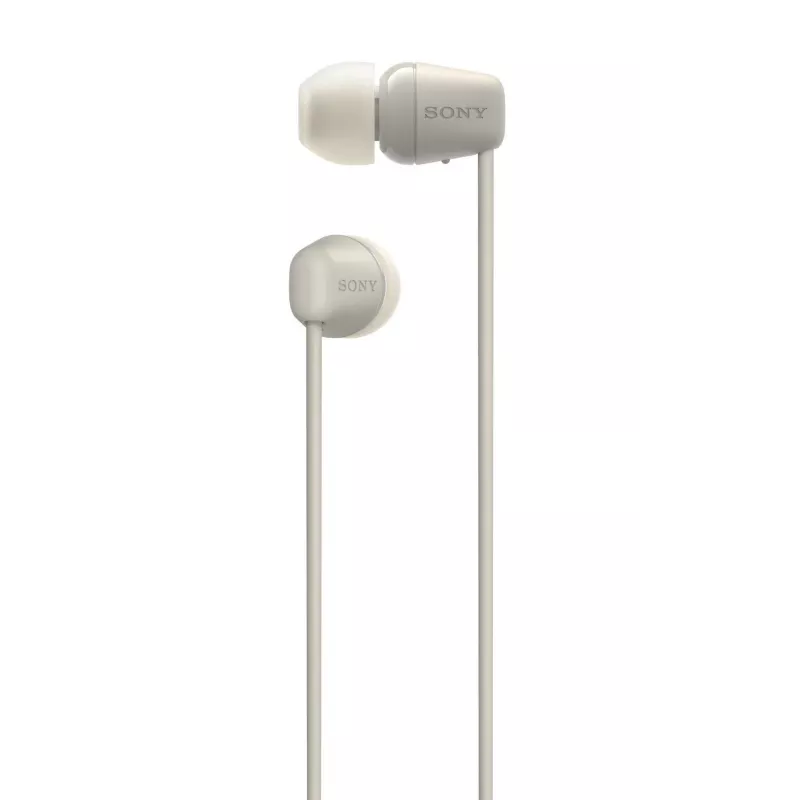 Auriculares Sony WI-C100 inalámbricos in-ear llamadas/música Bluetooth beige