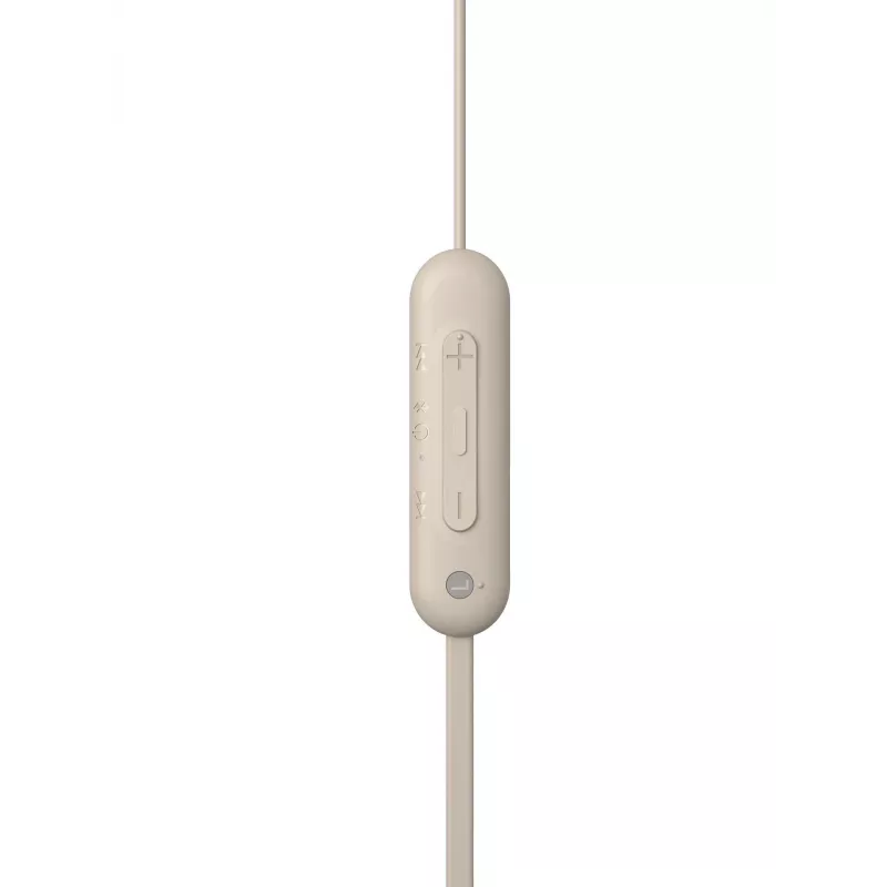 Auriculares Sony WI-C100 inalámbricos in-ear llamadas/música Bluetooth beige