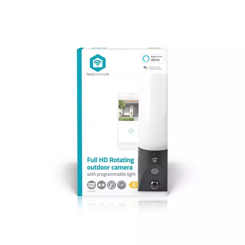 Cámara de vigilancia IP Nedis WIFICOL20BK exterior 1920x1080 inalámbrica negra