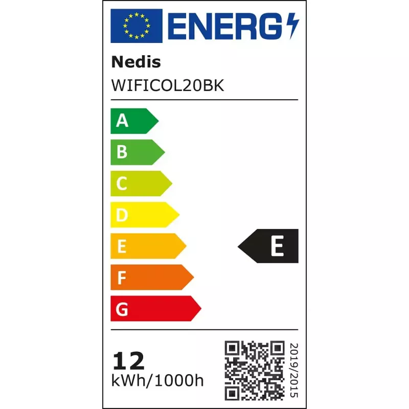 Cámara de vigilancia IP Nedis WIFICOL20BK exterior 1920x1080 inalámbrica negra