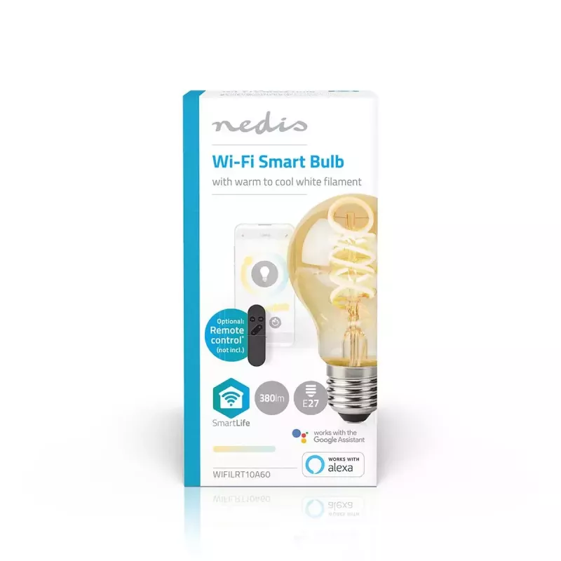 Lámpara LED Nedis SmartLife 4,9 W (E27) 360 lm, blanco frío / blanco cálido, 10.000 h de vida útil