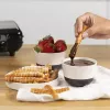 Máquina de gofres y patatas Tristar WF-1171, 1000 W, placa 28,5×15,2 cm, acero inoxidable, 1,5 kg