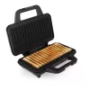 Máquina de gofres y patatas Tristar WF-1171, 1000 W, placa 28,5×15,2 cm, acero inoxidable, 1,5 kg