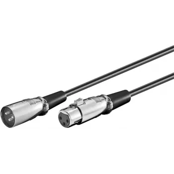 Cable de audio Microconnect XLRMF5 5 m XLR (3 polos) negro