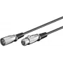 Cable de audio Microconnect XLRMF5 5 m XLR (3 polos) negro