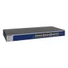 NETGEAR XS724EM Managed L2 10G Ethernet (100/1000/10000) 1U azul, gris