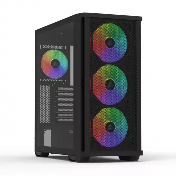 Zalman Z10 PLUS Caja de ordenador Semitorre Negra