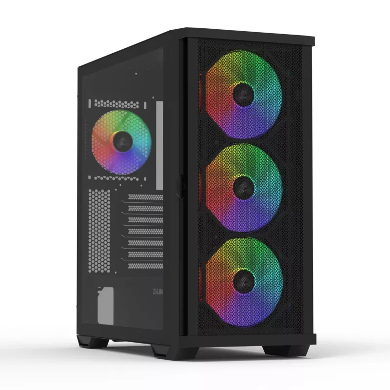 Zalman Z10 PLUS Caja de ordenador Semitorre Negra