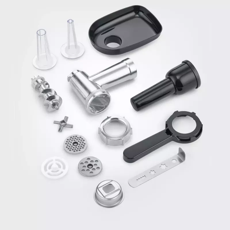 Severin ZB 5591 accesorio picadora de carne para robots de cocina KM 3896, KM 3897, KM 3898, plateado/negro