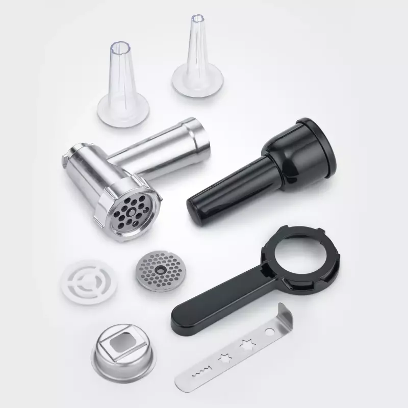 Severin ZB 5591 accesorio picadora de carne para robots de cocina KM 3896, KM 3897, KM 3898, plateado/negro