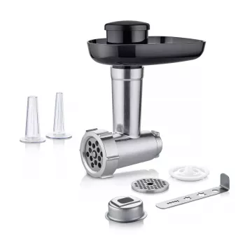 Severin ZB 5591 accesorio picadora de carne para robots de cocina KM 3896, KM 3897, KM 3898, plateado/negro