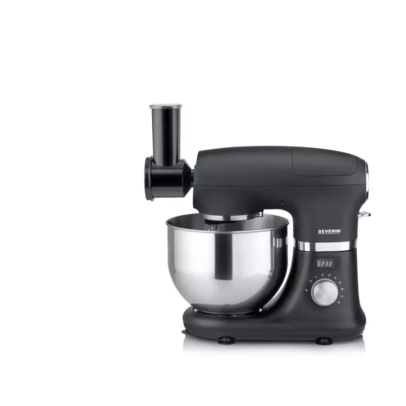 Severin ZB 5592 accesorio cortador de verduras para robot de cocina, 3 tambores de acero inoxidable