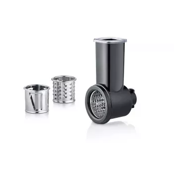 Severin ZB 5592 accesorio cortador de verduras para robot de cocina, 3 tambores de acero inoxidable