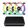 Zalman ZM-LF120A3 Sistema de refrigeración para ordenador Ventilador para caja de ordenador 12 cm Negro, Blanco