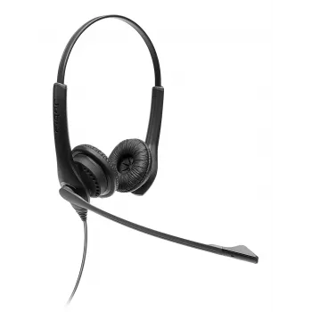 Jabra BIZ 1100 EDU DUO 3,5 mm, Con cable, 80 - 20000 Hz, Educación, 89 g, Auricular, Negro