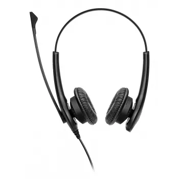 Jabra BIZ 1100 EDU DUO 3,5 mm, Con cable, 80 - 20000 Hz, Educación, 89 g, Auricular, Negro