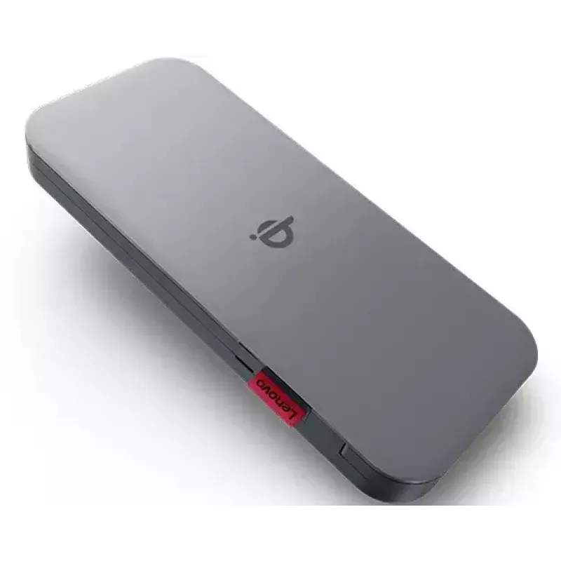 Lenovo GO Polímero de litio (LiPo) 10000 mAh Carga inalámbrica Gris