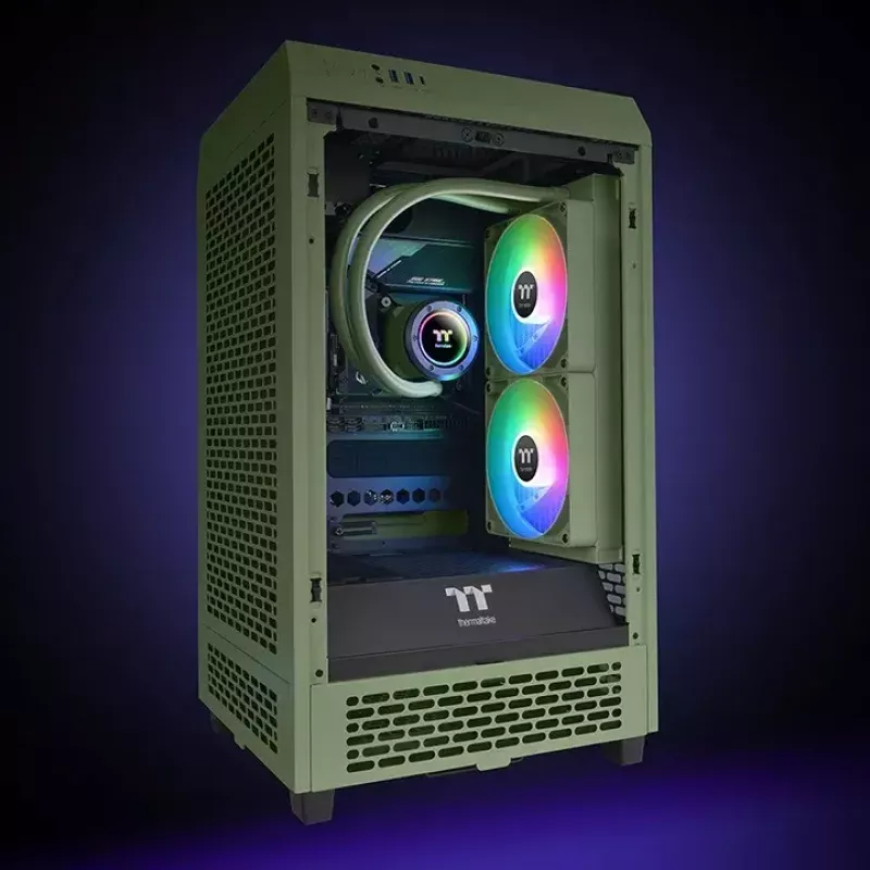 Kit de refrigeración líquida Thermaltake TH280 V2 ARGB verde 84,32 cfm 3,02 mmH2O