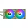 Kit de refrigeración líquida Thermaltake TH280 V2 ARGB verde 84,32 cfm 3,02 mmH2O