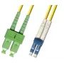 Microconnect FIB841001 cable InfiniBand/fibra óptica 1 m SC LC amarillo