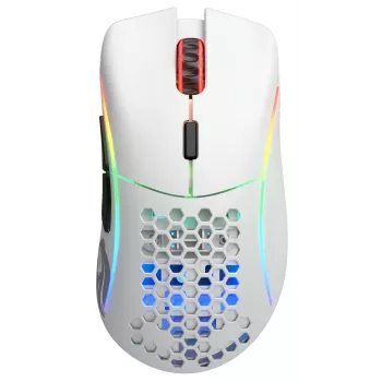 Glorious Gaming Glorious Model D Wireless - blanco mate, diestro, RF inalámbrico, 19000 DPI, blanco