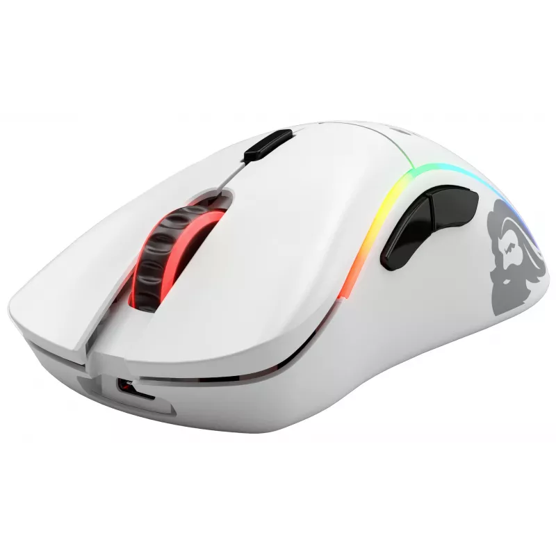 Glorious Gaming Glorious Model D Wireless - blanco mate, diestro, RF inalámbrico, 19000 DPI, blanco