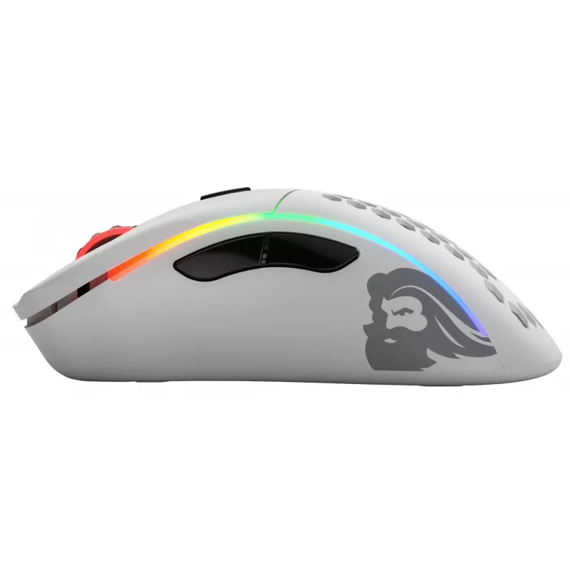 Glorious Gaming Glorious Model D Wireless - blanco mate, diestro, RF inalámbrico, 19000 DPI, blanco