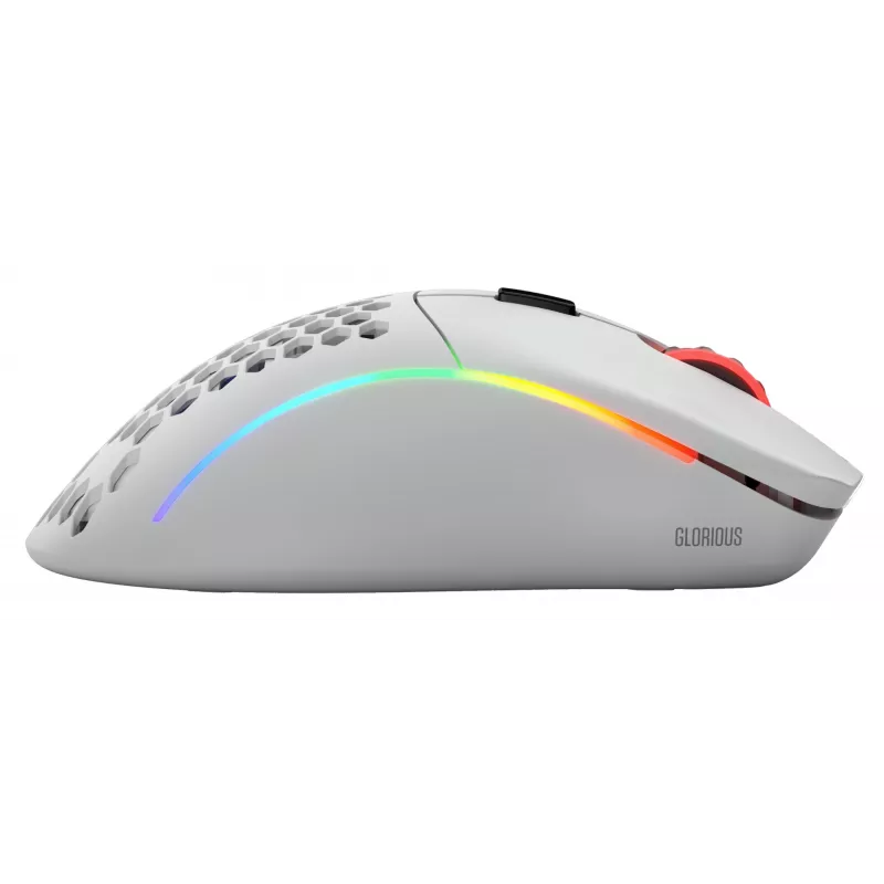 Glorious Gaming Glorious Model D Wireless - blanco mate, diestro, RF inalámbrico, 19000 DPI, blanco