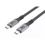 Microconnect USB3.2CC2 cable USB USB 3.2 Gen 2 (3.1 Gen 2) 2 m USB C negro