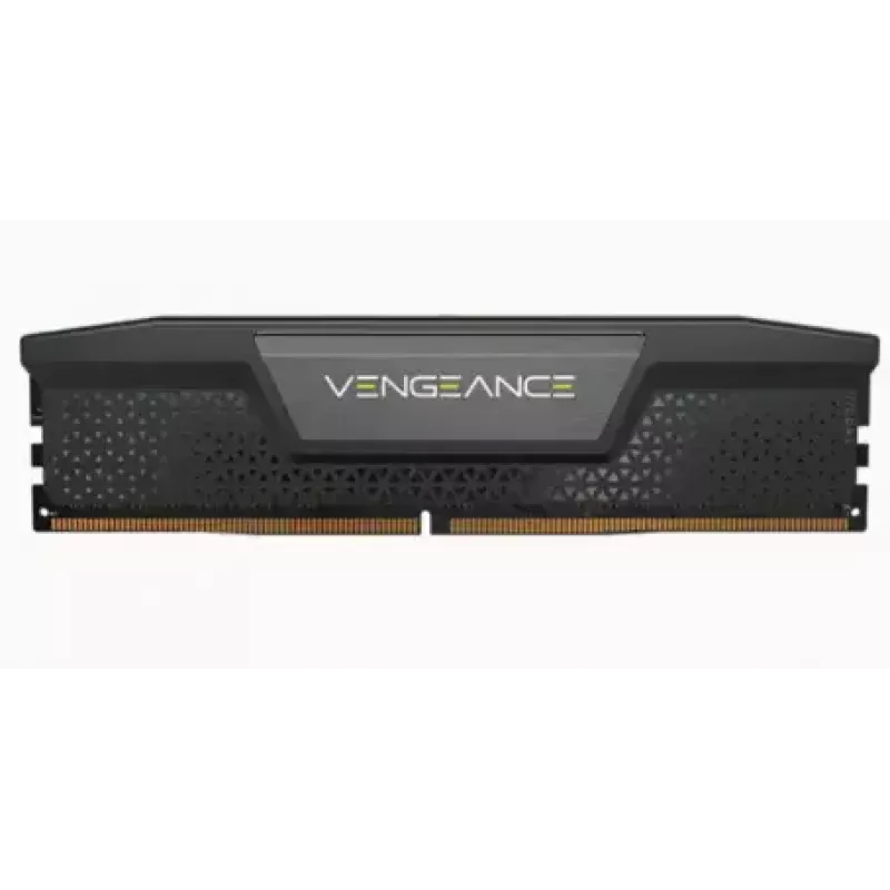 CORSAIR VENGEANCE 16GB 2x8GB DDR5 5200MT/s DIMM Unbuffered 40-40-40-77 1Gbx16 Std PMIC XMP 3.0 disipador negro PCB 1.25V