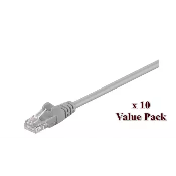 Microconnect V-UTP505VP Cable de red gris 5 m Cat5e U/UTP (UTP)