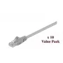 Microconnect V-UTP505VP Cable de red patch Cat5e U/UTP, 5 m, gris, pack de 10