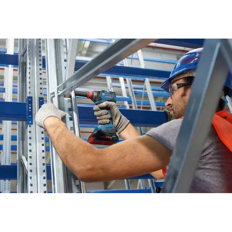Bosch GDX 18V-200 Professional llave de impacto, 200 Nm, 2 baterías de 4,0 Ah, cargador GAL 18V-40, L-Case