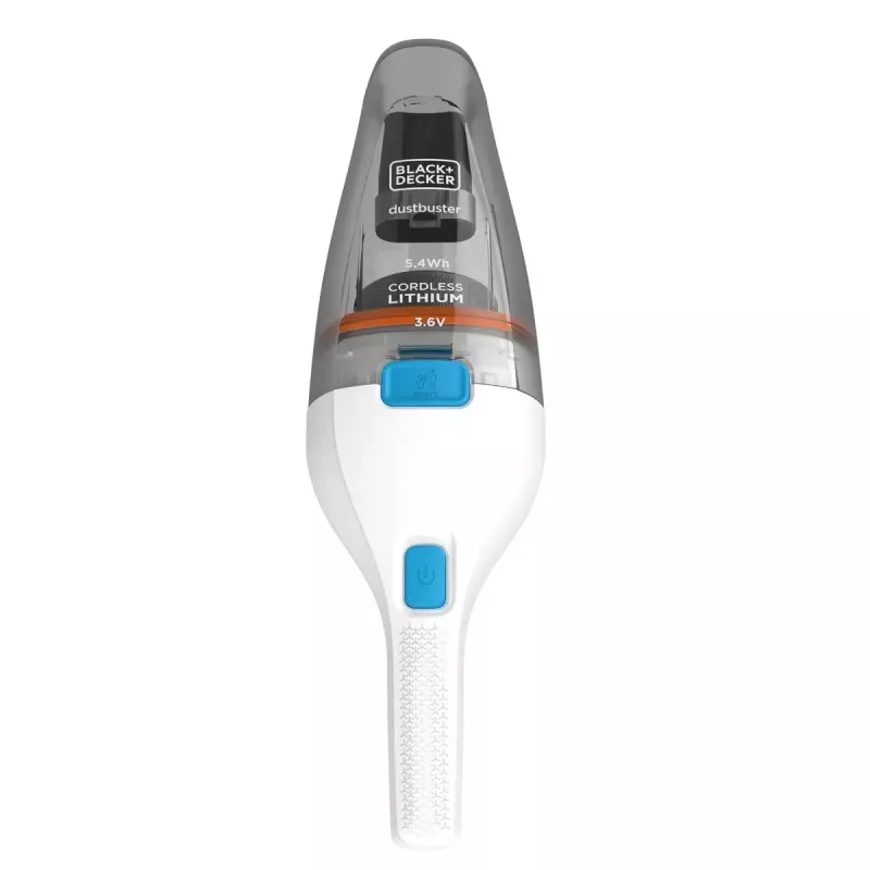 Black & Decker NVC115JL aspirador de mano inalámbrico, sin bolsa, 3,6 V, 0,325 L, 8 W, gris/blanco