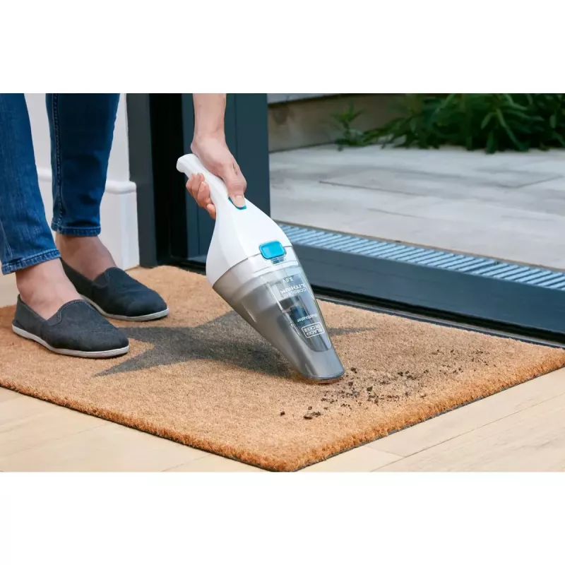 Black & Decker NVC115JL aspirador de mano inalámbrico, sin bolsa, 3,6 V, 0,325 L, 8 W, gris/blanco