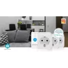 Enchufe inteligente Nedis WIFIP121FWT3 – enchufe Wi-Fi de interior, pack de 3