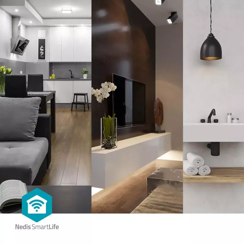 Enchufe inteligente Nedis WIFIP121FWT3 – enchufe Wi-Fi de interior, pack de 3